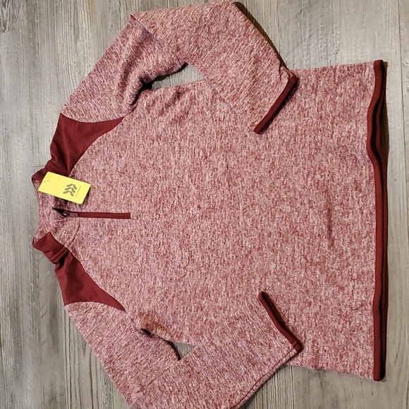 All in Motion Fleece 1/4 Zip Pull Over Size Large 12/14 - Picture 1 of 5